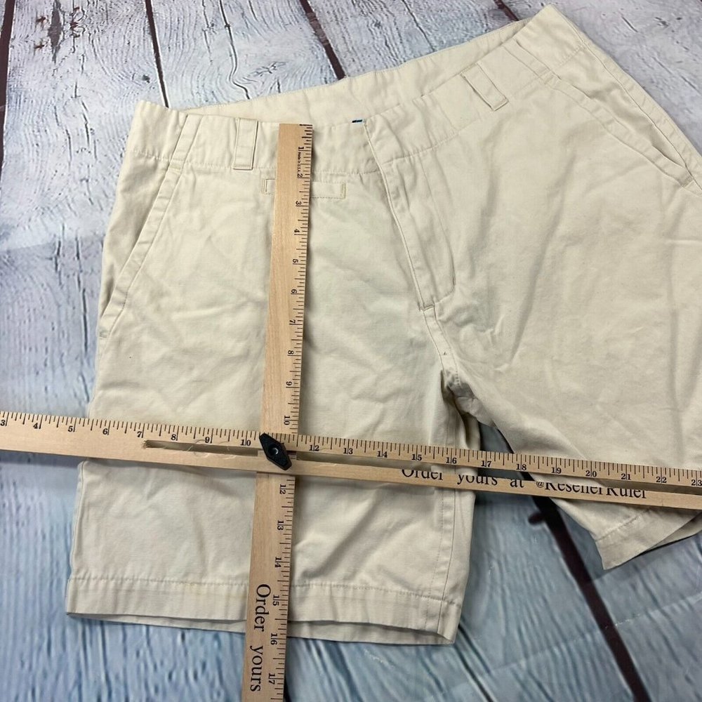 Kavu Womens Chino Hiking Shorts Sz 10 Beige 100% Cotton 6" Inseam - Picture 4 of 11